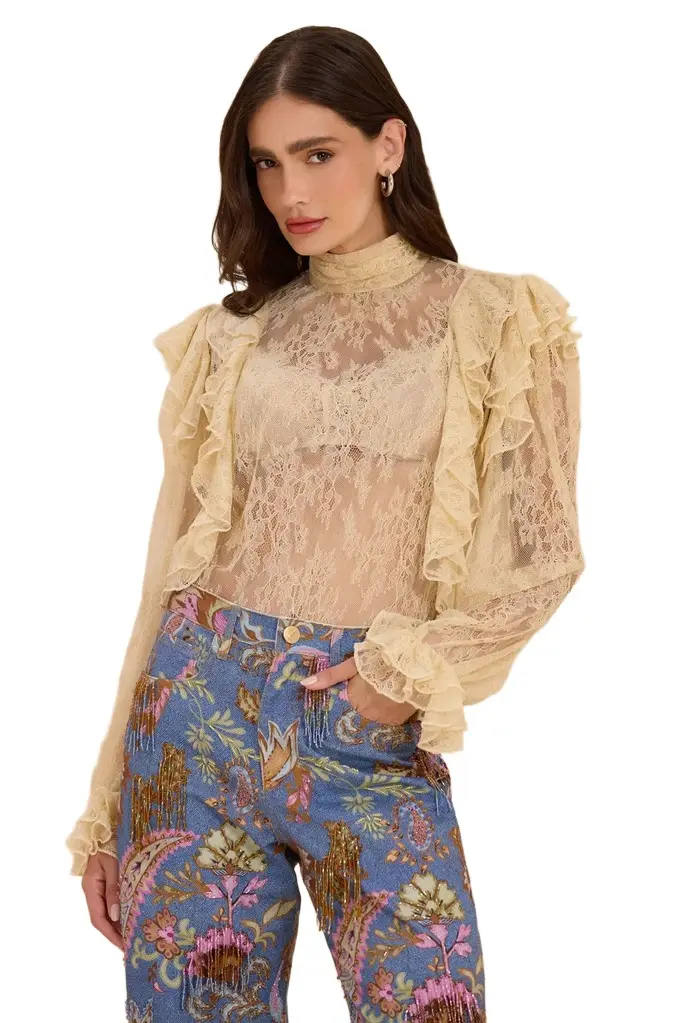 PatBo LENY LACE TOP