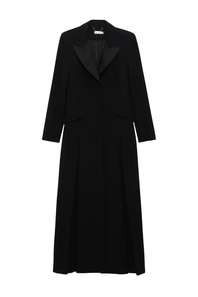 Simkhai Calene Satin Crepe Blazer Gown