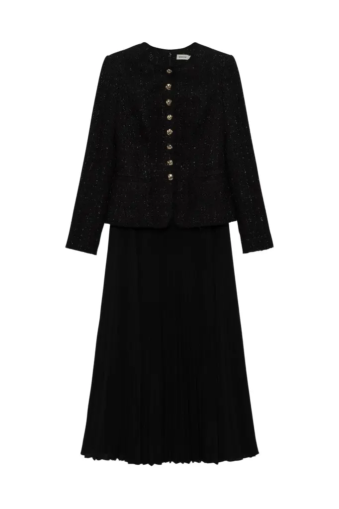 Simkhai Claudina Tweed Blazer Dress