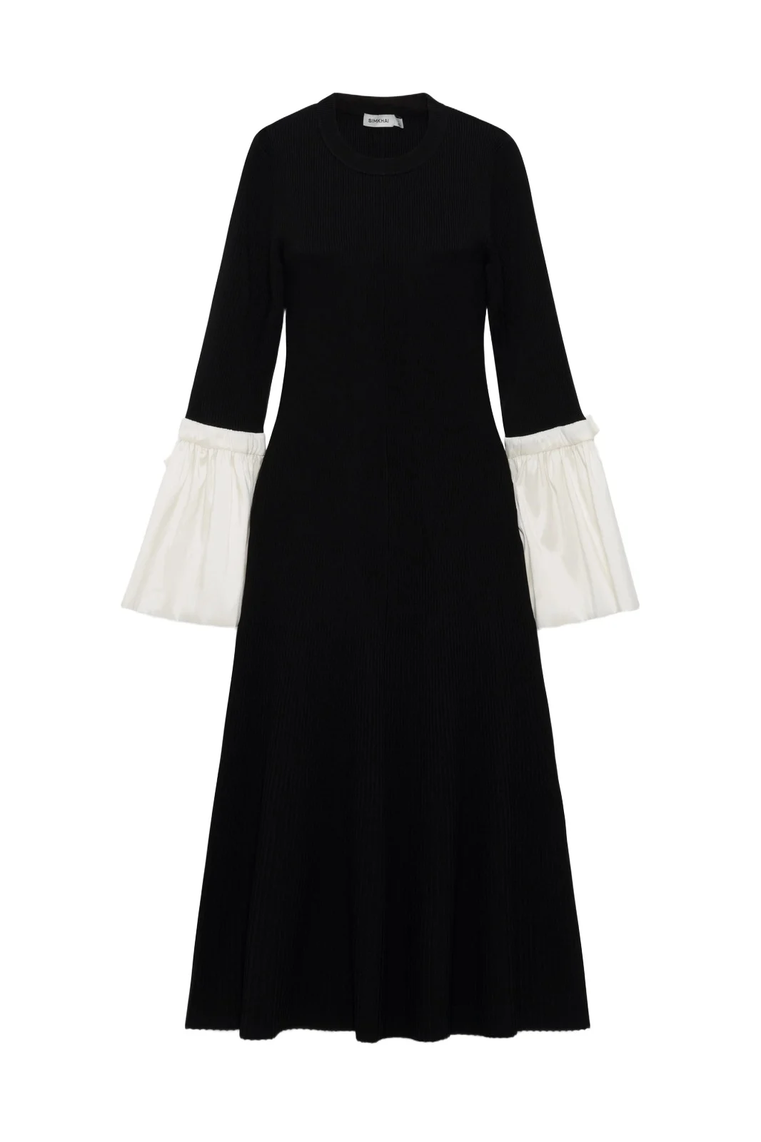 Simkhai Maelle Taffeta Knit Midi Dress
