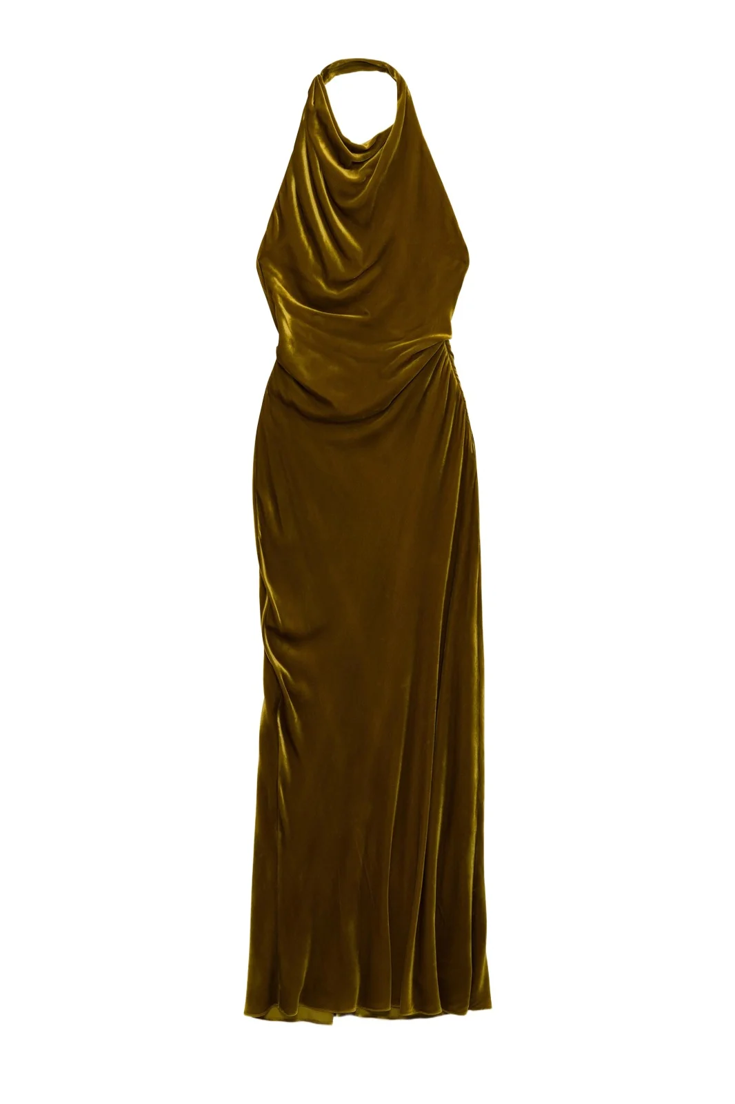 Reannon Draped Velvet Draped Gown Reannon Draped Velvet Draped Gown