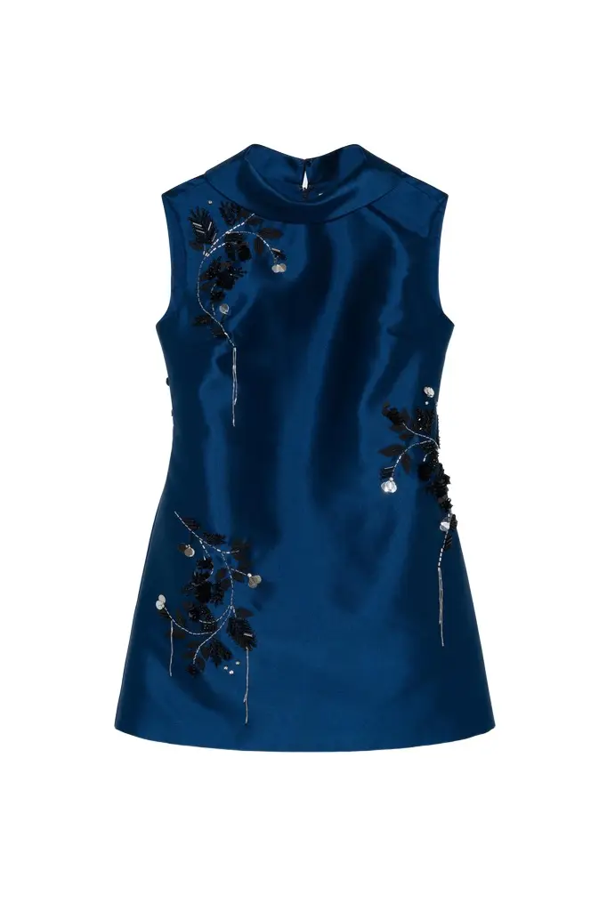 Renza Embellished Mini Dress