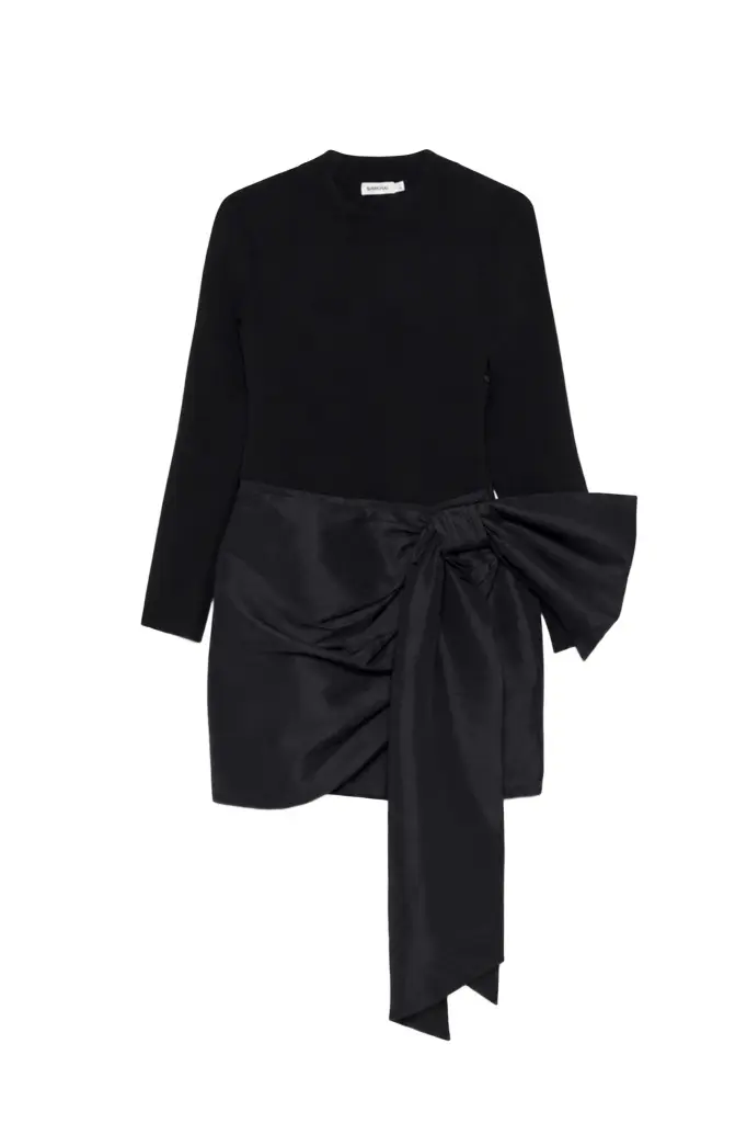 Simkhai Tedda Taffeta Knit Mini Dress