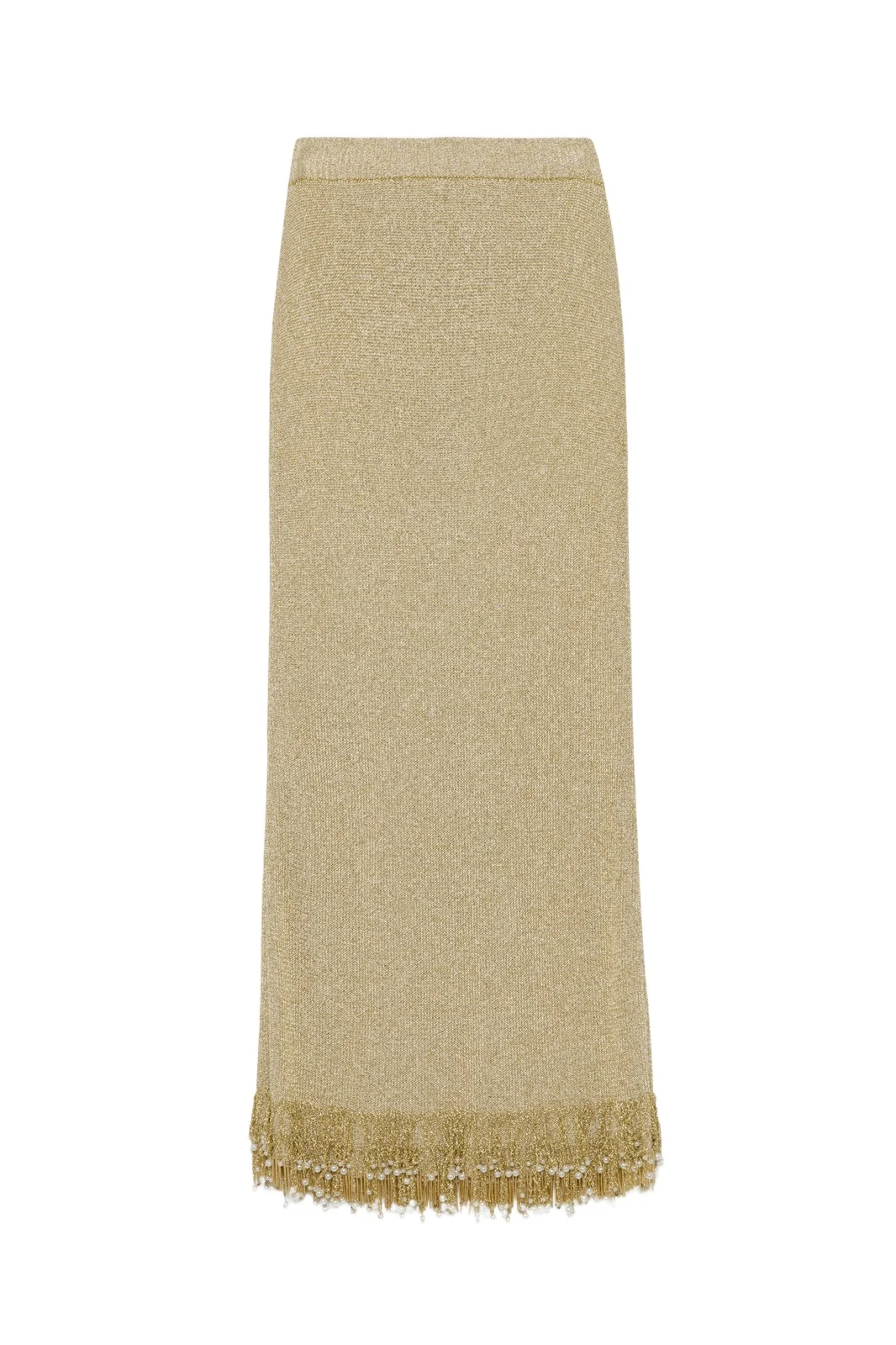 Zeni Pearl Fringe Skirt