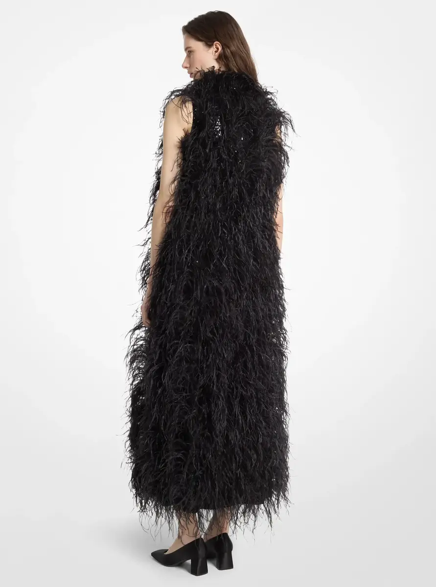 Michael Kors Collection Embroidered Crepe Jersey Gown in | Thumbnail 2 Michael Kors Collection Embroidered Crepe Jersey Gown in | Thumbnail 2