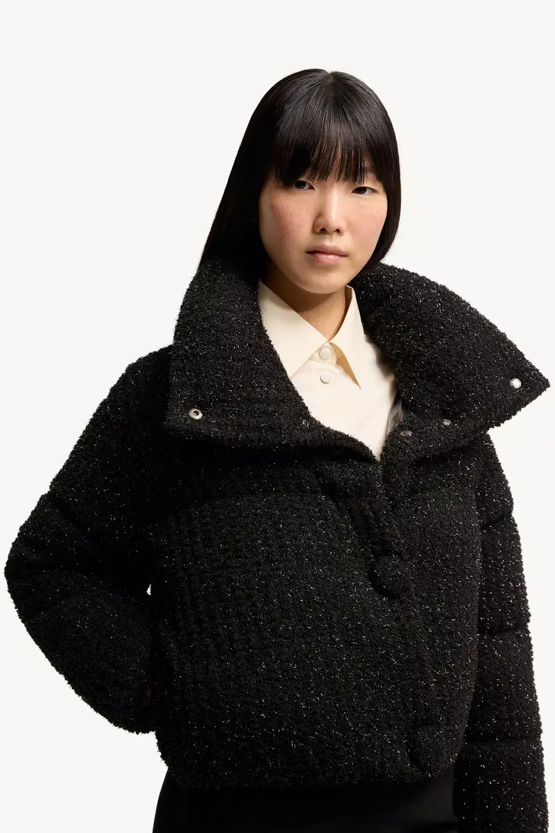 Moncler Almee Teddy Short Down Jacket | Thumbnail 7