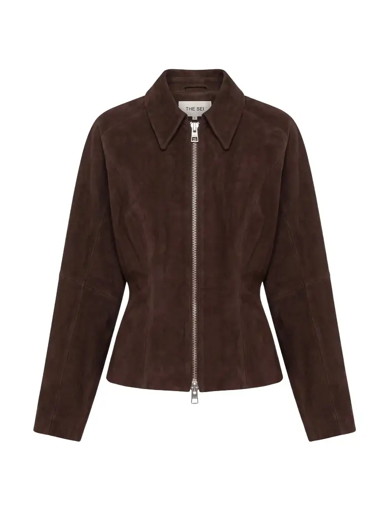 Fitted Suede Jacket Fitted Suede Jacket