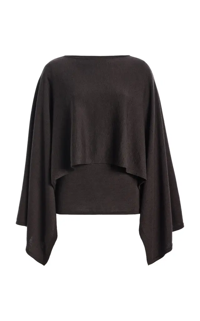 Merino Wool Cape Sweater Merino Wool Cape Sweater