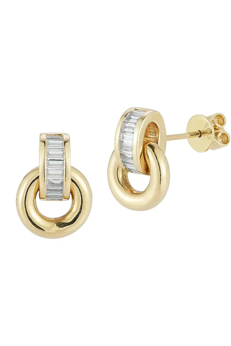 DANA REBECCA DESIGNS Diamond Sadie Interlocking Earrings