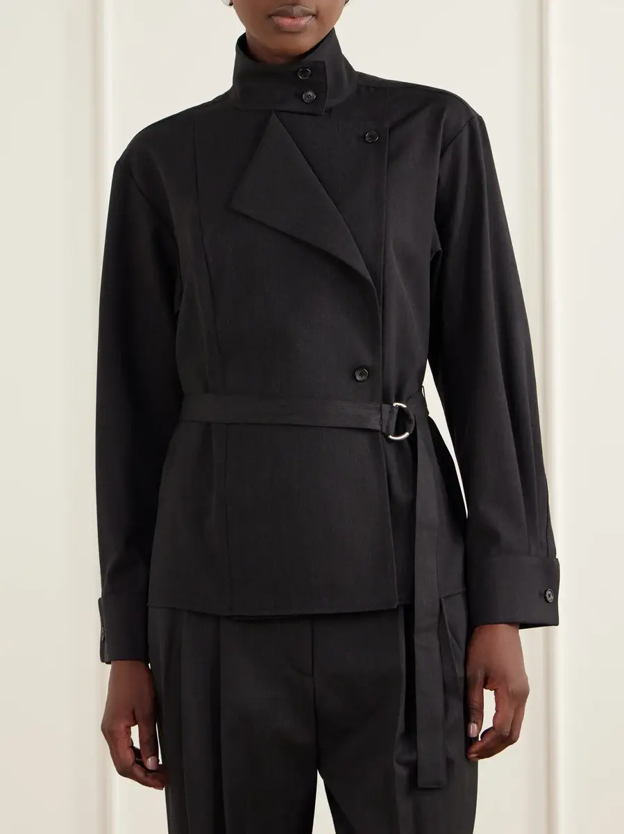 TWP The Last Chapter belted wool-blend twill jacket | Thumbnail 3 TWP The Last Chapter belted wool-blend twill jacket | Thumbnail 3