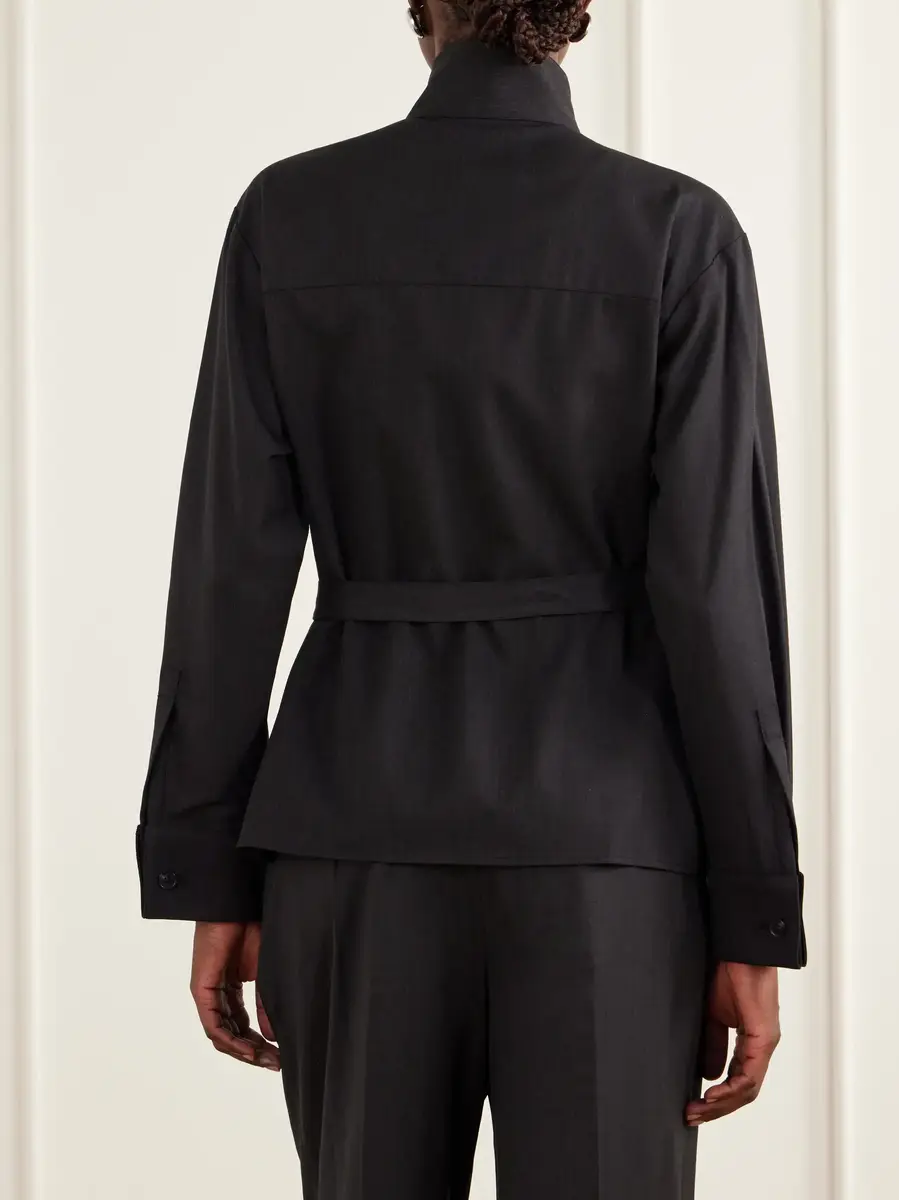 TWP The Last Chapter belted wool-blend twill jacket | Thumbnail 4 TWP The Last Chapter belted wool-blend twill jacket | Thumbnail 4