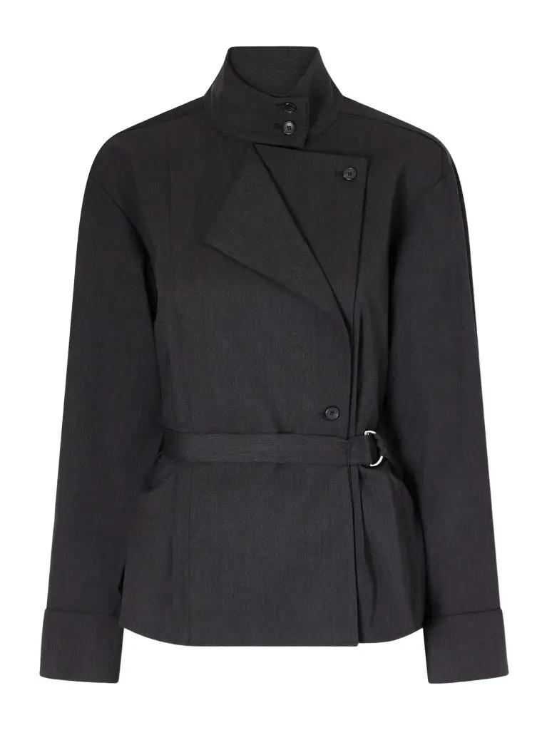 TWP The Last Chapter belted wool-blend twill jacket