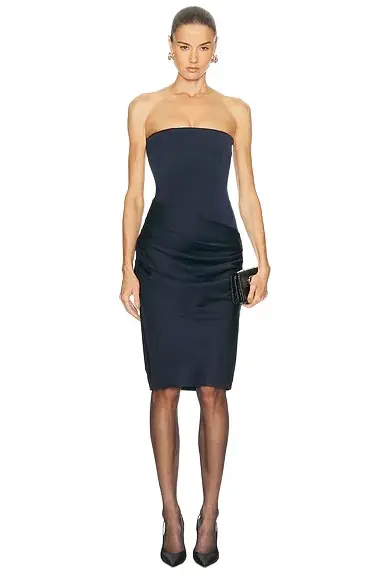 for FWRD Strapless Longline Draped Dress for FWRD Strapless Longline Draped Dress