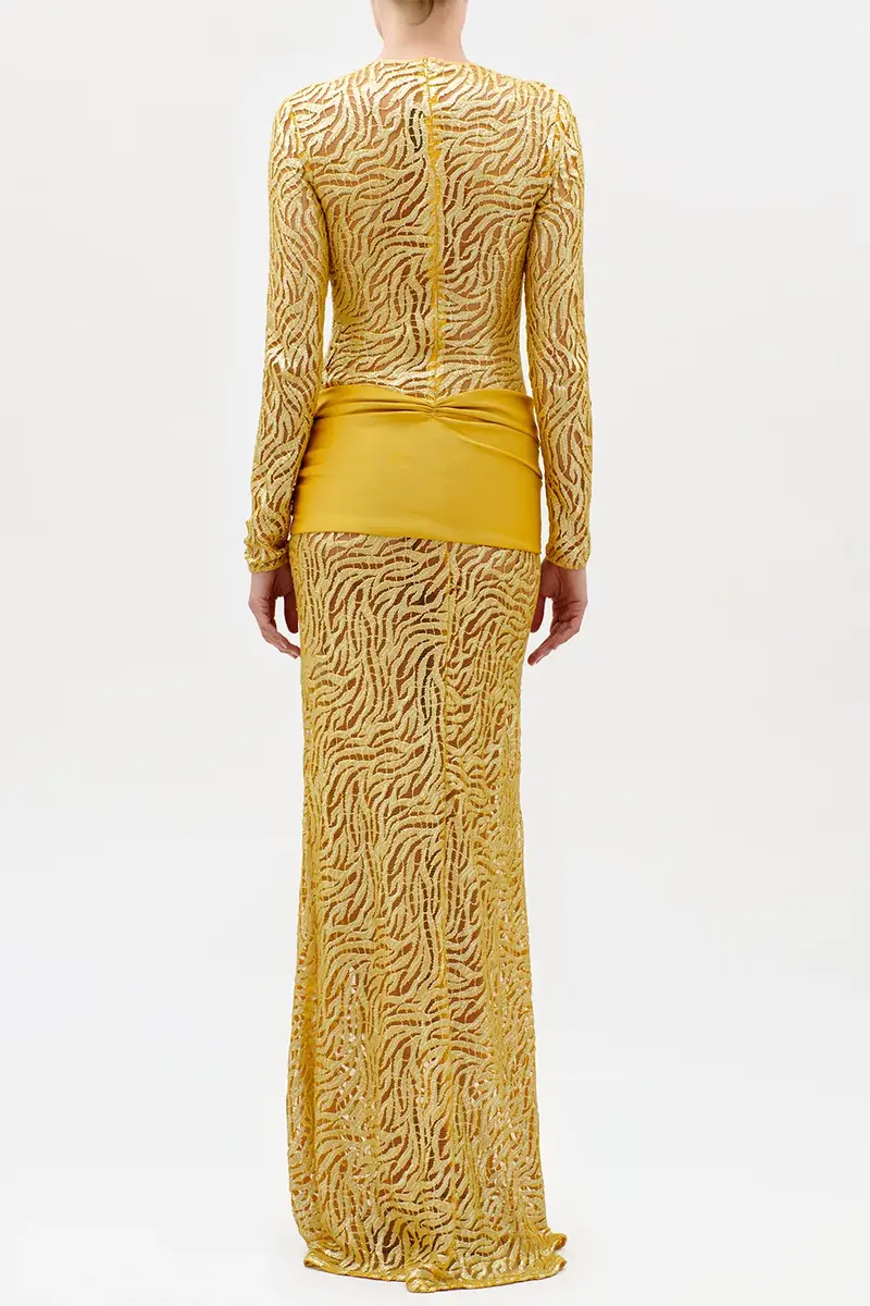 Silvia Tcherassi Lia Long Sleeve Bow Dress | Thumbnail 3 Silvia Tcherassi Lia Long Sleeve Bow Dress | Thumbnail 3