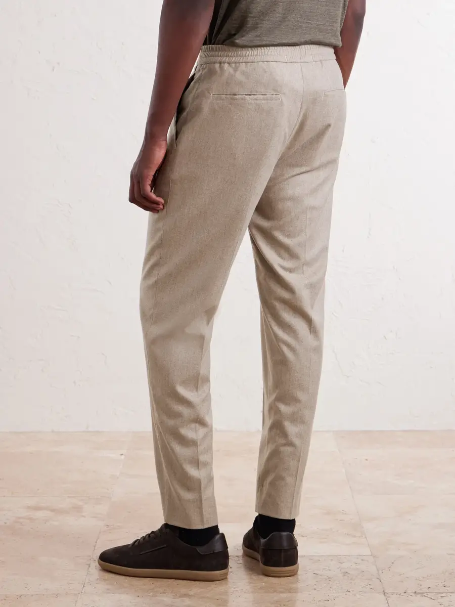 Zegna Straight-Leg Wool, Cashmere and Silk-Blend Trousers - Men | Thumbnail 4 Zegna Straight-Leg Wool, Cashmere and Silk-Blend Trousers - Men | Thumbnail 4