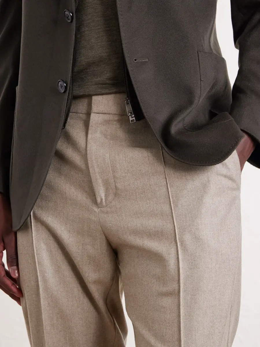 Zegna Straight-Leg Wool, Cashmere and Silk-Blend Trousers - Men | Thumbnail 5 Zegna Straight-Leg Wool, Cashmere and Silk-Blend Trousers - Men | Thumbnail 5