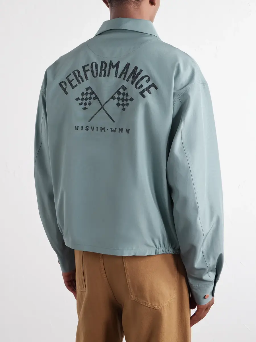 Visvim Somer Swing Printed Silk and Wool-Blend Jacket - Men | Thumbnail 4 Visvim Somer Swing Printed Silk and Wool-Blend Jacket - Men | Thumbnail 4