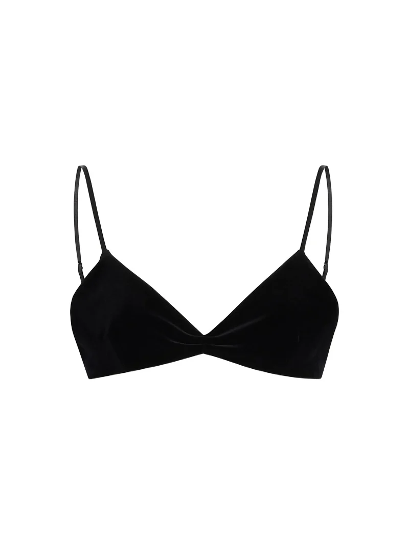 Talita Top In Black Velvet Talita Top In Black Velvet