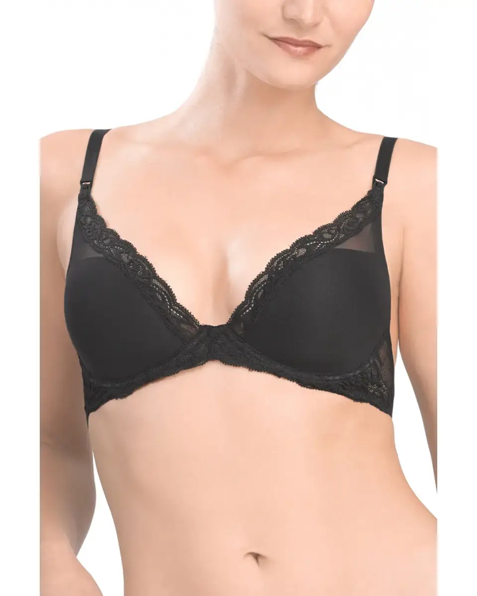 Natori Feathers Plunge Nursing Bra | Thumbnail 2 Natori Feathers Plunge Nursing Bra | Thumbnail 2