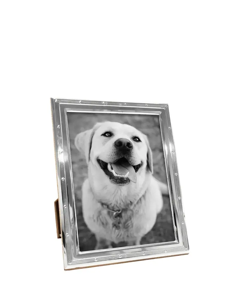 MONICA RICH KOSANN Beaded Pinstripe Photo Frame, 5" x 7"