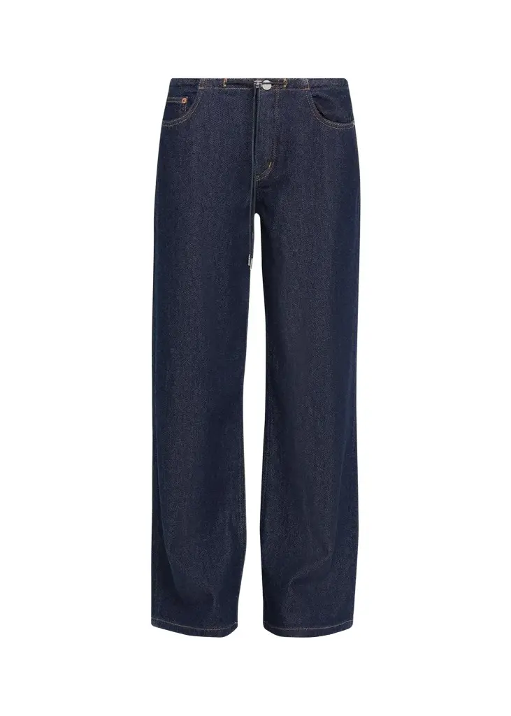 STILL HERE Cool Low-Rise Straight Denim Jeans