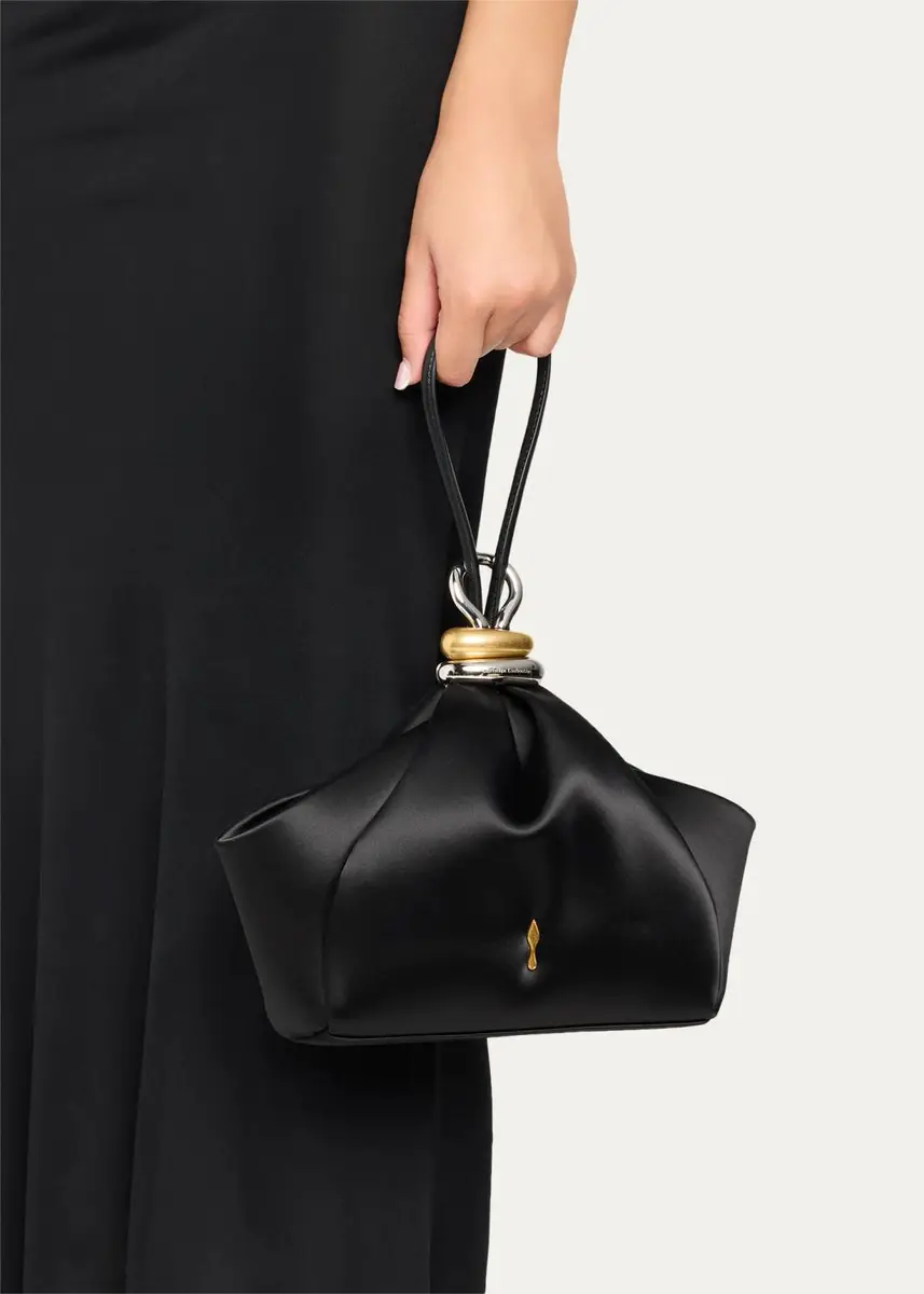 Christian Louboutin Sabrina Small Satin Wristlet Bag | Thumbnail 2 Christian Louboutin Sabrina Small Satin Wristlet Bag | Thumbnail 2