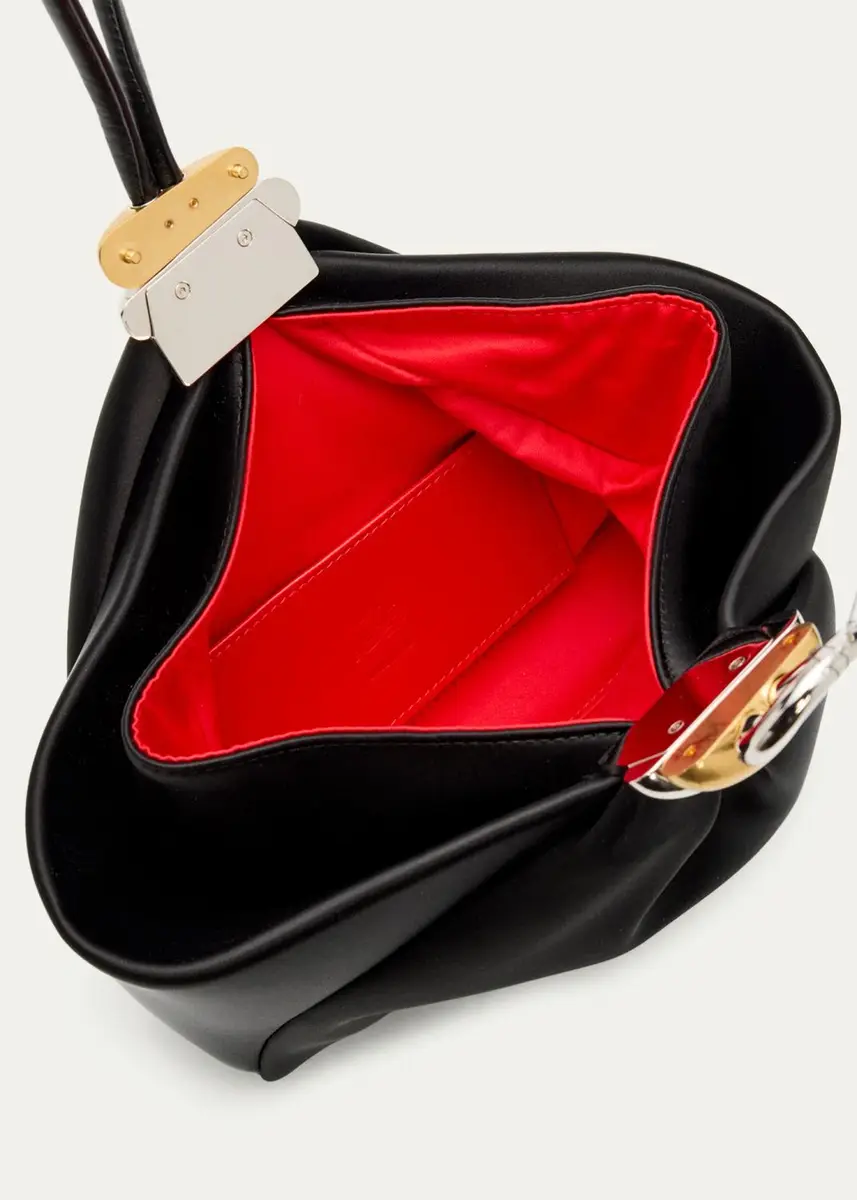 Christian Louboutin Sabrina Small Satin Wristlet Bag | Thumbnail 4 Christian Louboutin Sabrina Small Satin Wristlet Bag | Thumbnail 4