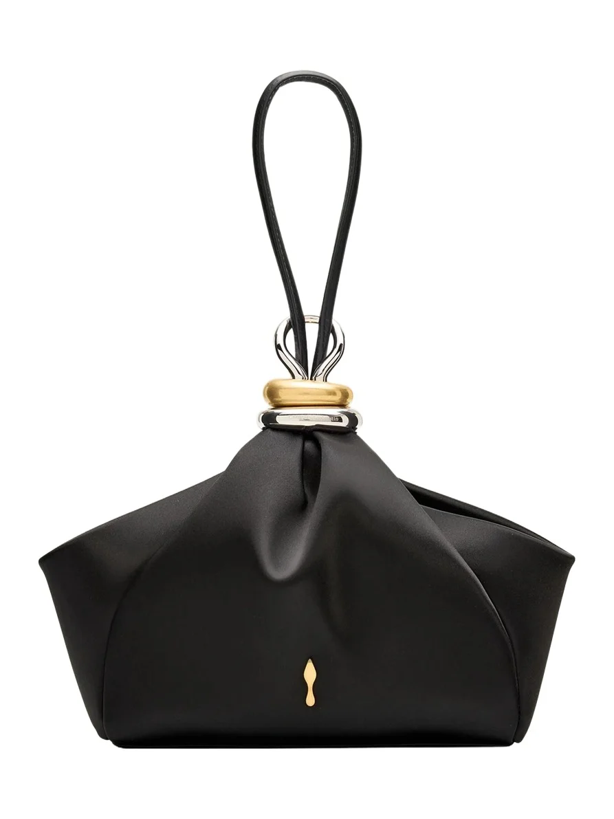 Sabrina Small Satin Wristlet Bag Sabrina Small Satin Wristlet Bag