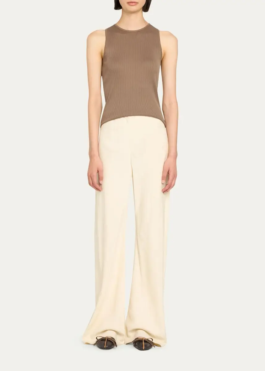 Vince Cotton Rib Shell Top | Thumbnail 2 Vince Cotton Rib Shell Top | Thumbnail 2