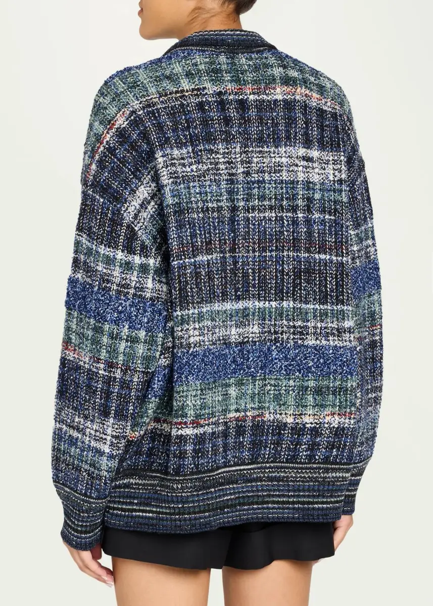 Missoni Striped Wool Oversized Turtleneck Cardigan | Thumbnail 3 Missoni Striped Wool Oversized Turtleneck Cardigan | Thumbnail 3