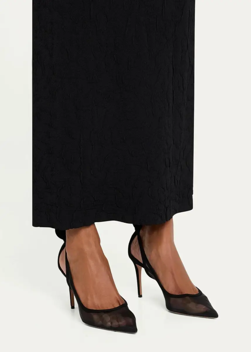 Aquazzura 85mm Bow Tie Mesh Pumps | Thumbnail 2 Aquazzura 85mm Bow Tie Mesh Pumps | Thumbnail 2