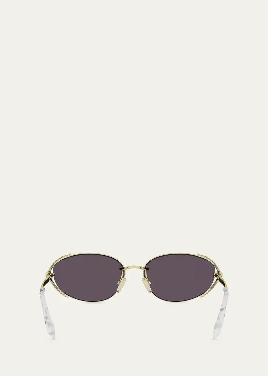 BVLGARI Serpenti 62mm Metal Oval Sunglasses | Thumbnail 5 BVLGARI Serpenti 62mm Metal Oval Sunglasses | Thumbnail 5