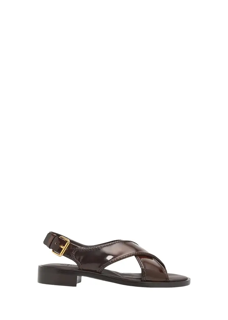 Church's 35mm Crisscross Patent Leather Slingback Sandals