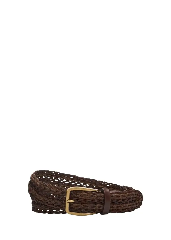 Men's Woven Leather Belt Men's Woven Leather Belt
