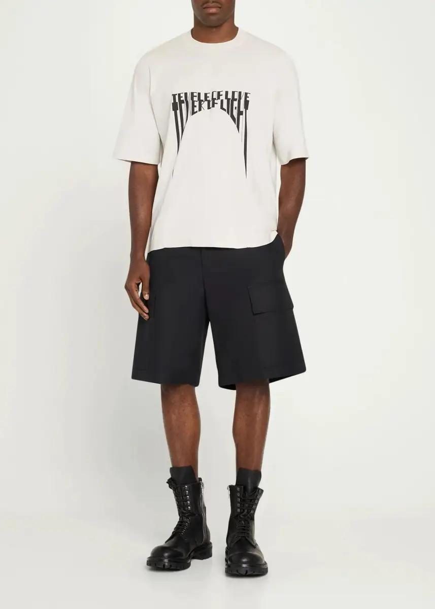 DRKSHDW RICK OWENS Men's Walrus Cotton Logo T-Shirt | Thumbnail 2 DRKSHDW RICK OWENS Men's Walrus Cotton Logo T-Shirt | Thumbnail 2