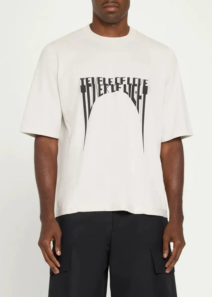 DRKSHDW RICK OWENS Men's Walrus Cotton Logo T-Shirt | Thumbnail 4 DRKSHDW RICK OWENS Men's Walrus Cotton Logo T-Shirt | Thumbnail 4