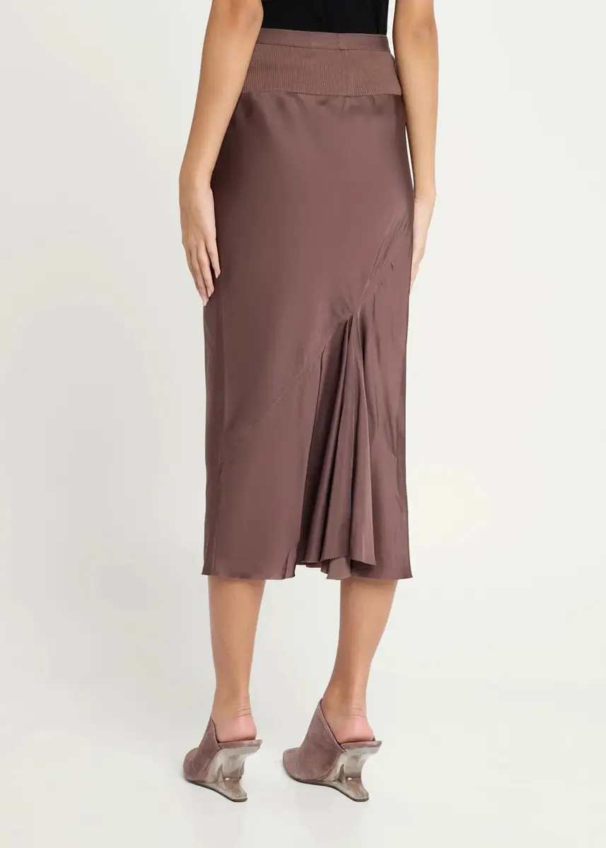 Rick Owens Satin Bias Midi-Skirt | Thumbnail 3 Rick Owens Satin Bias Midi-Skirt | Thumbnail 3