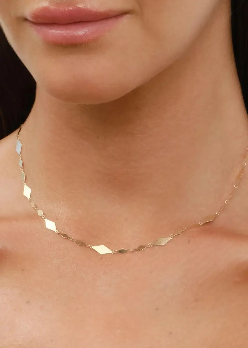 Lana 14K Geometric Chain Necklace | Thumbnail 2 Lana 14K Geometric Chain Necklace | Thumbnail 2