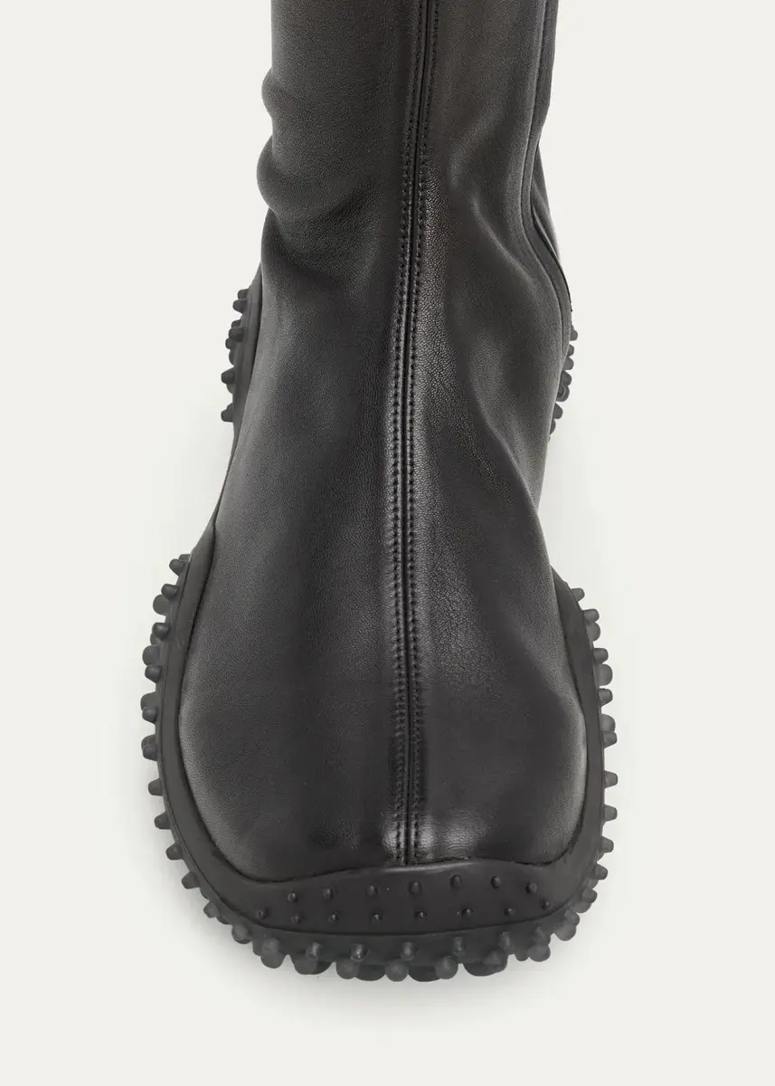 Miu Miu 40mm Bubble Leather Knee-High Boots | Thumbnail 5