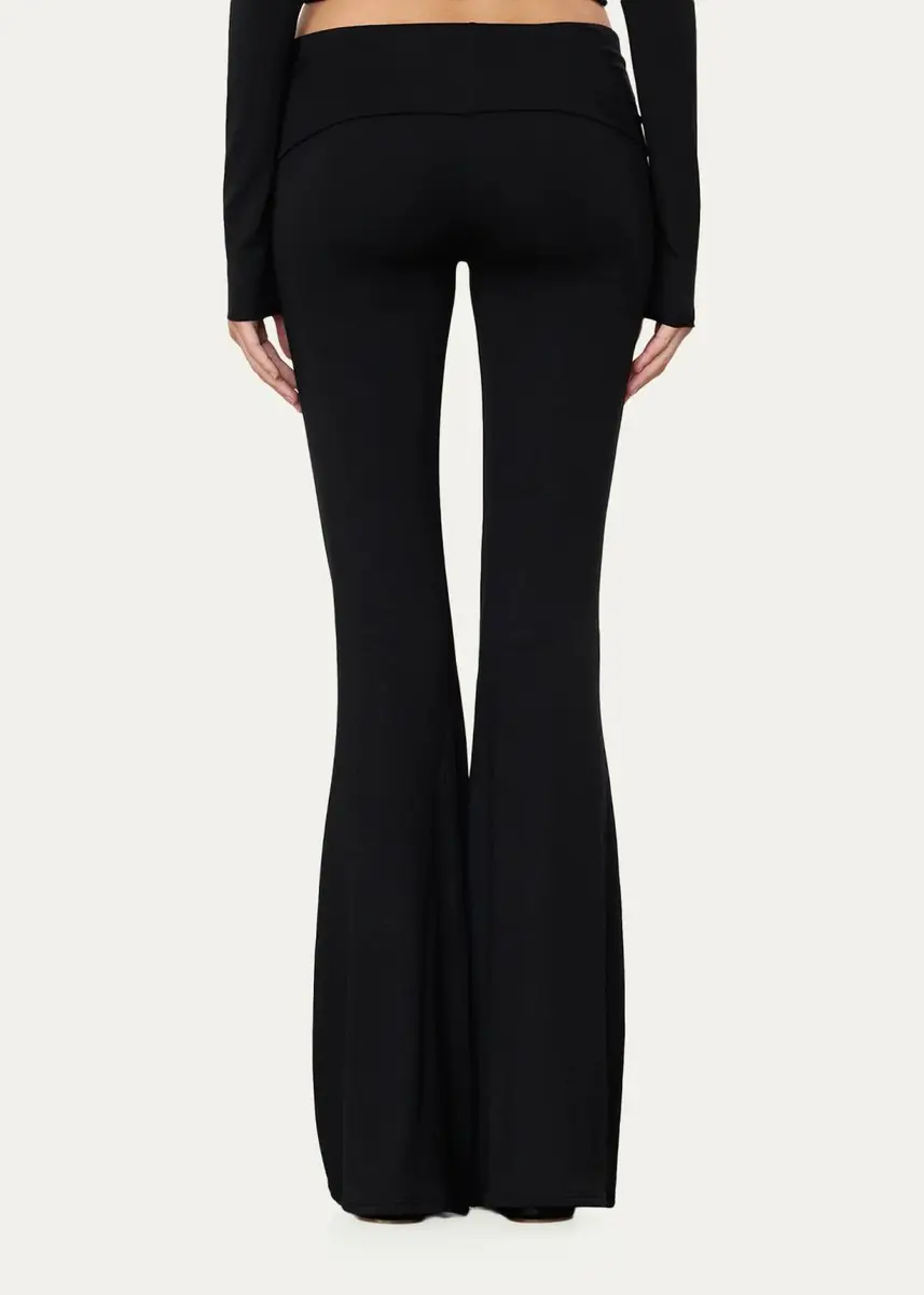 ÉTERNE Foldover Flare Pant | Thumbnail 3 ÉTERNE Foldover Flare Pant | Thumbnail 3