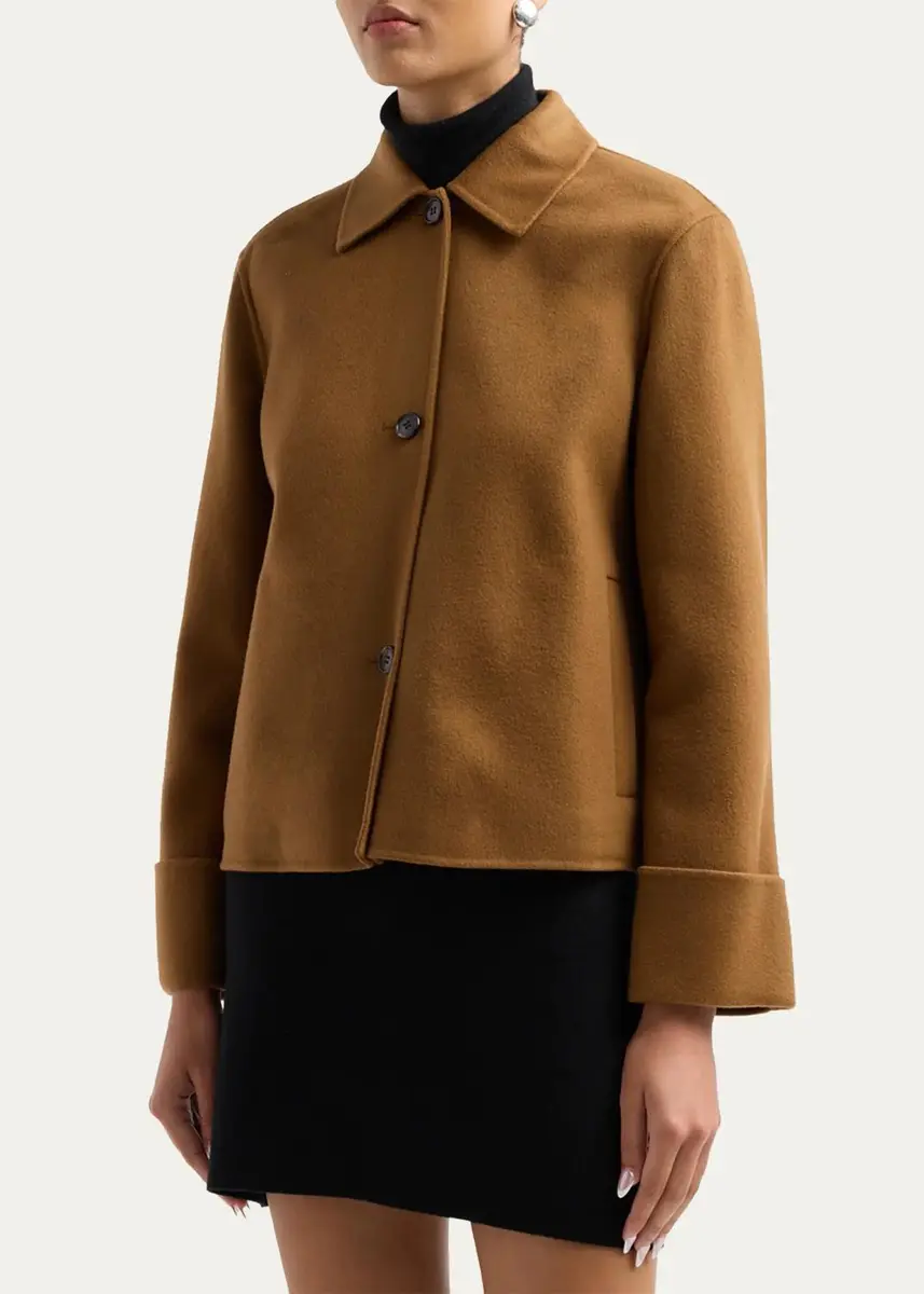Theory Boxy Cuffed Jacket | Thumbnail 4 Theory Boxy Cuffed Jacket | Thumbnail 4