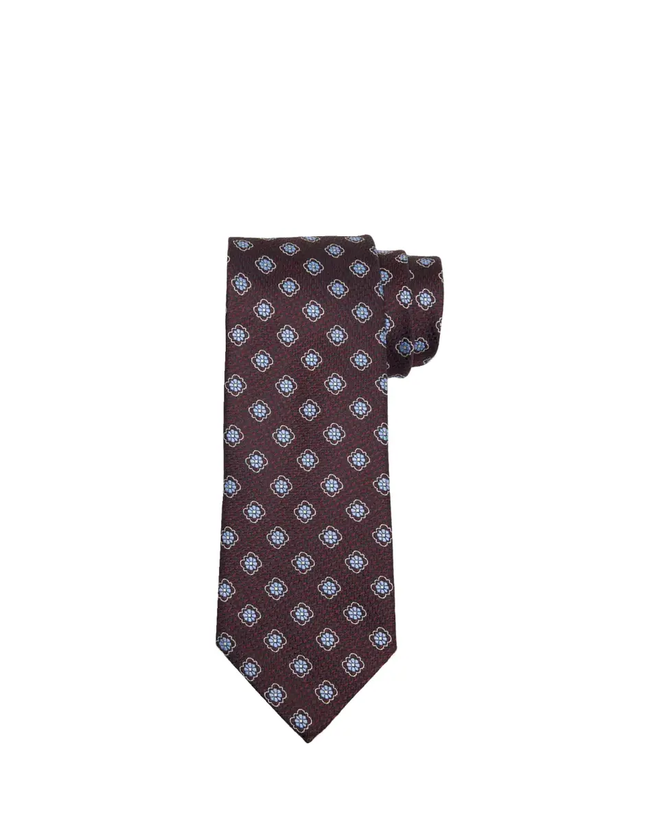 Zegna Men's Floral Jacquard Silk Tie | Thumbnail 2 Zegna Men's Floral Jacquard Silk Tie | Thumbnail 2