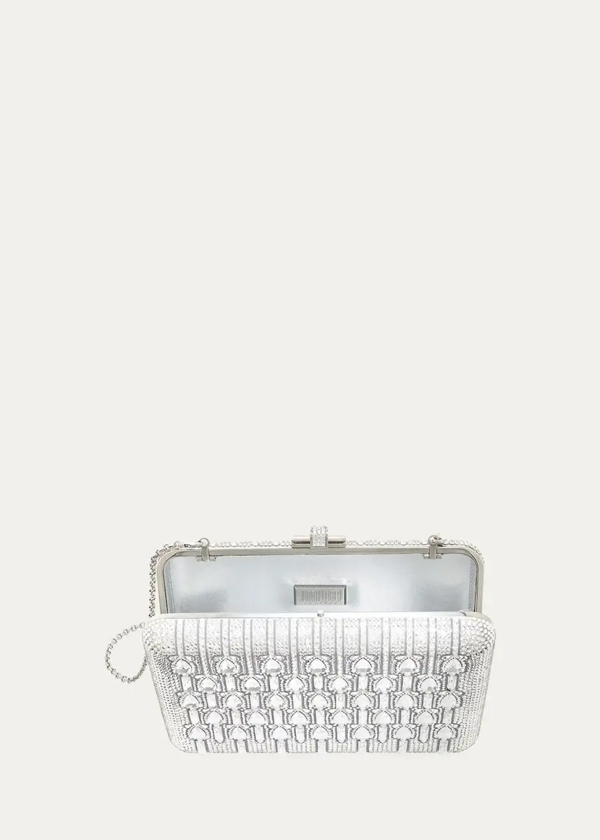 Judith Leiber Couture Bijou Slim Slide Crystal Clutch Bag | Thumbnail 2