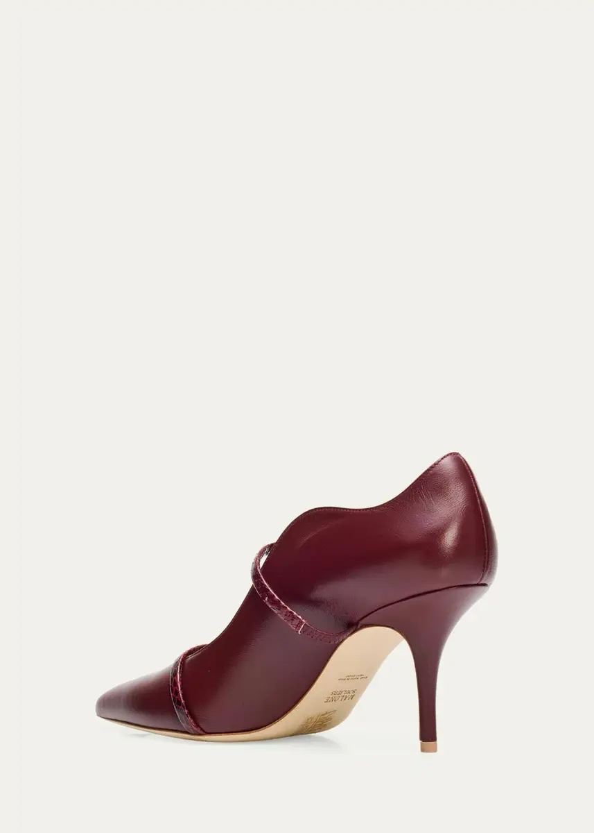 Malone Souliers 70mm Maureen Leather Pumps | Thumbnail 4 Malone Souliers 70mm Maureen Leather Pumps | Thumbnail 4