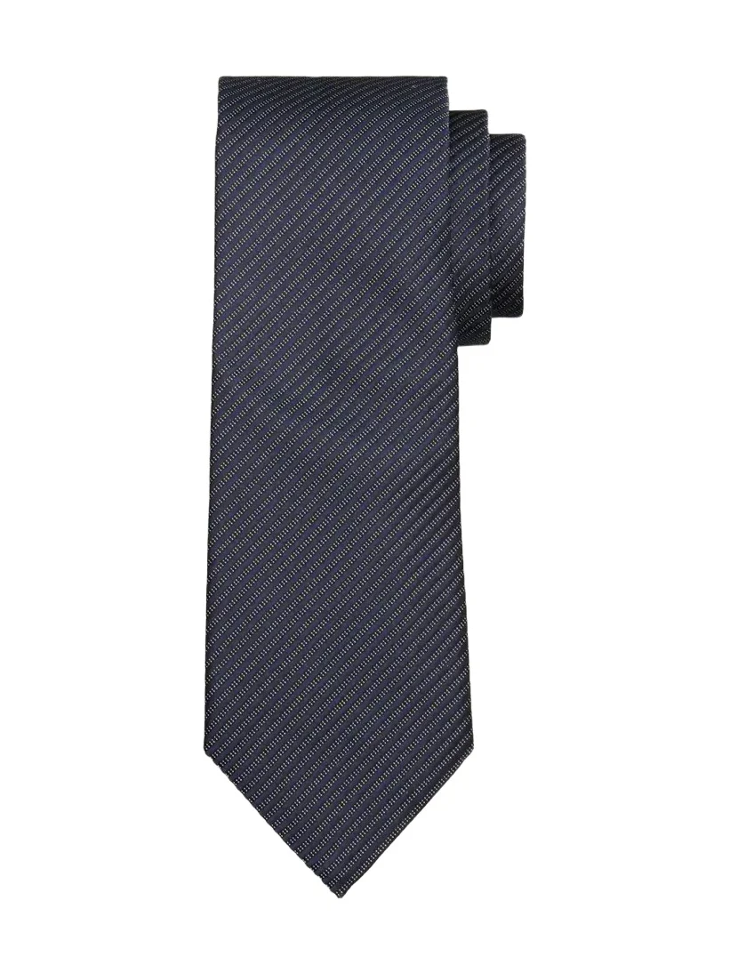 Zegna Men's Tonal Pinstripe Jacquard Silk Tie