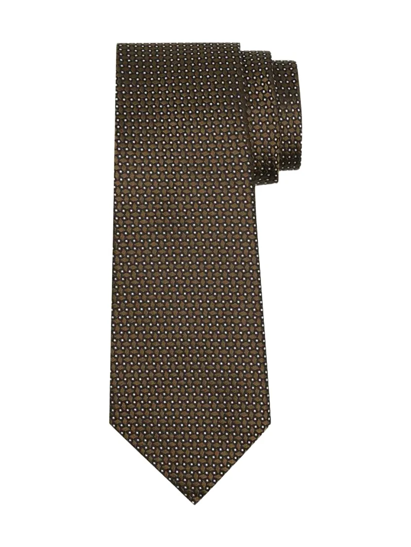 Men's Geometric Jacquard Silk Tie Men's Geometric Jacquard Silk Tie
