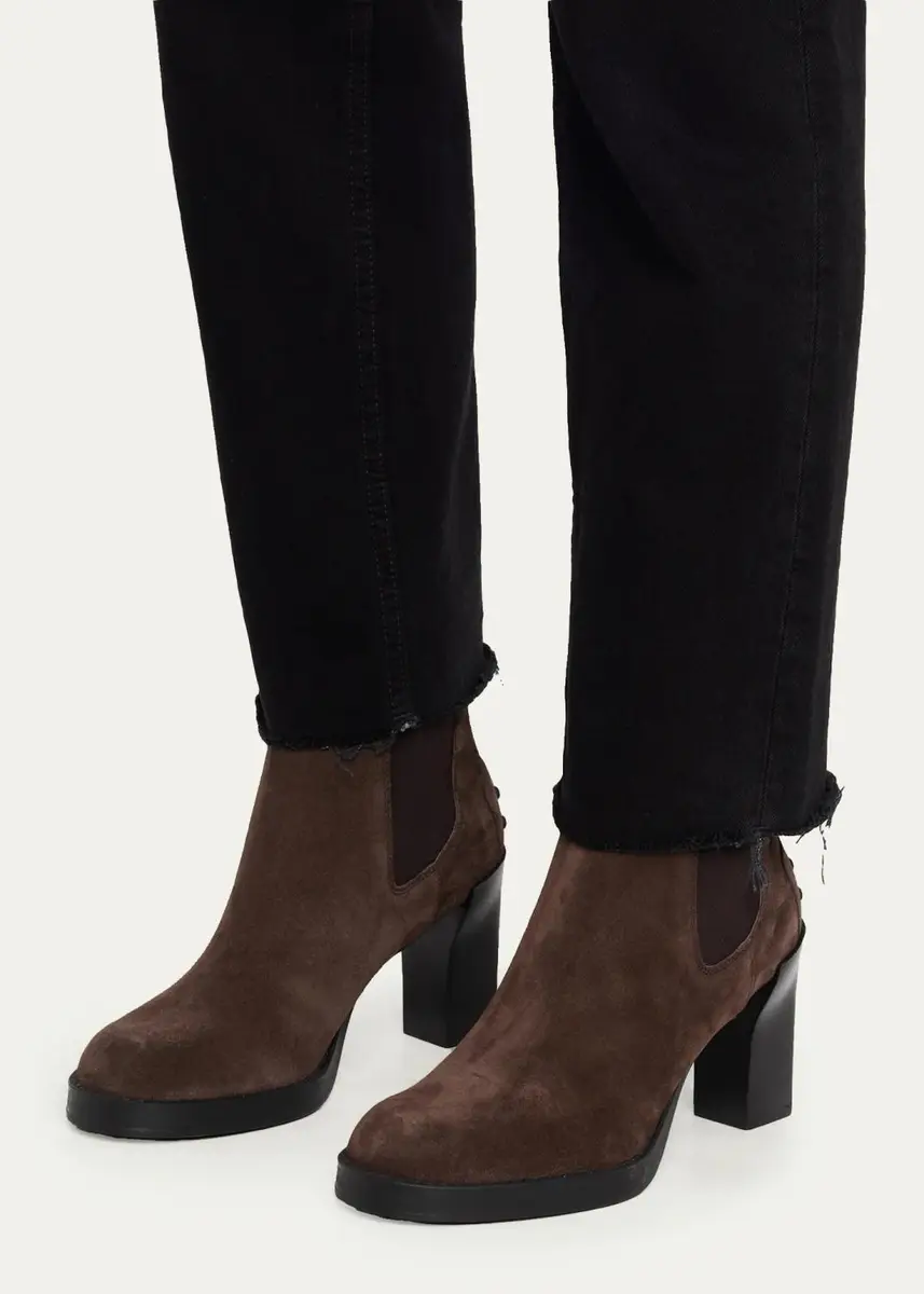 Tod's 80mm Suede Chelsea Boots | Thumbnail 2
