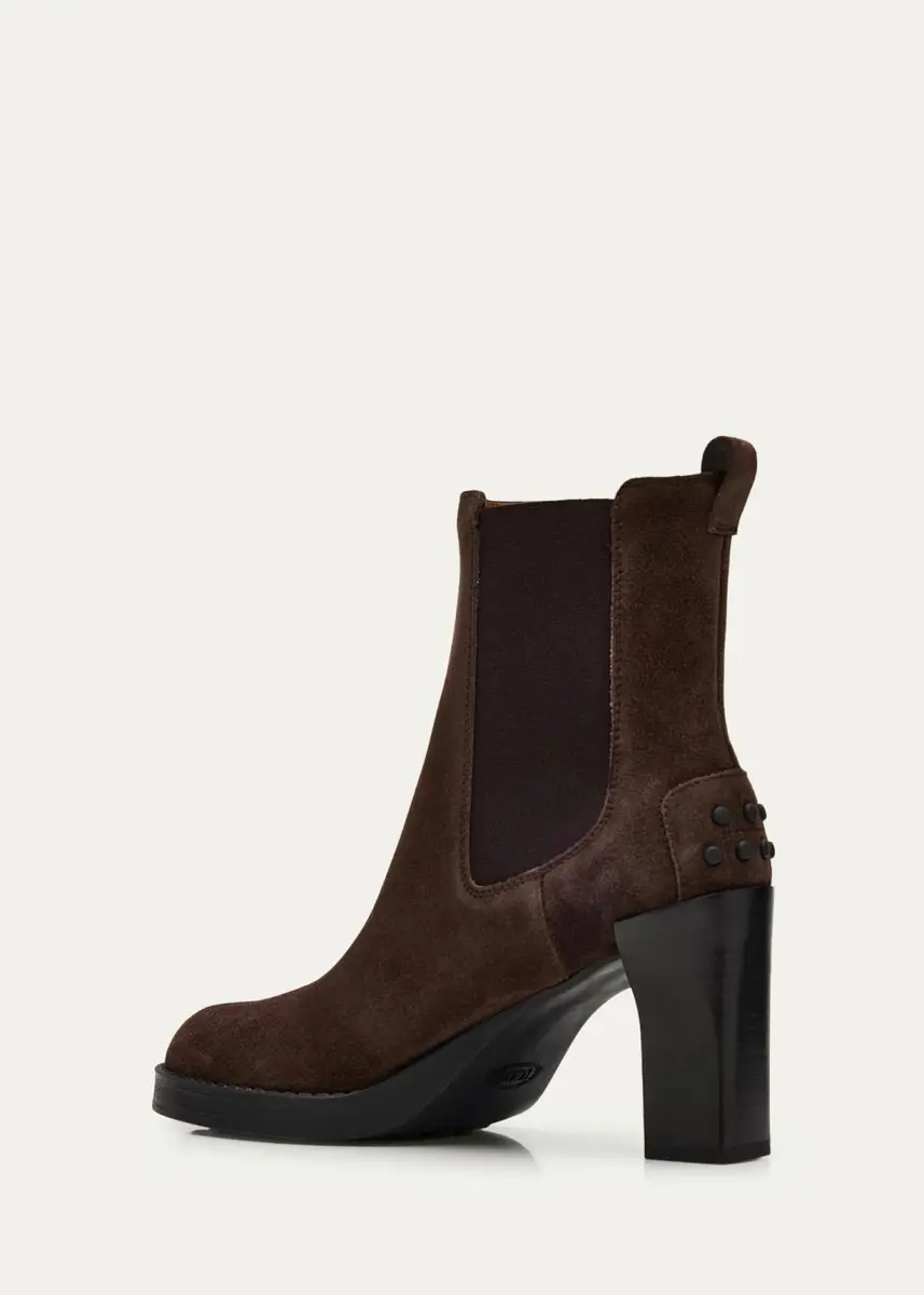 Tod's 80mm Suede Chelsea Boots | Thumbnail 4