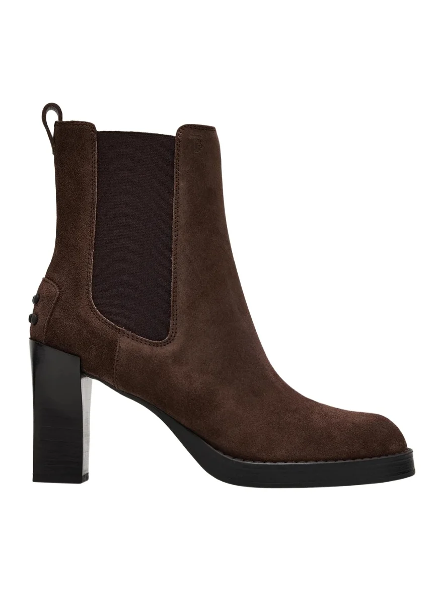 80mm Suede Chelsea Boots