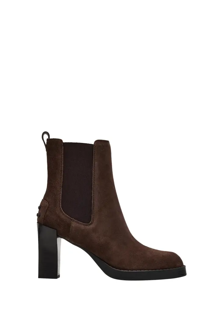 Tod's 80mm Suede Chelsea Boots